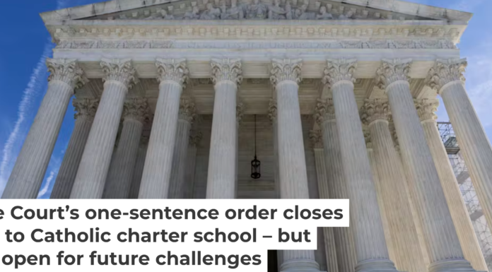 Supreme Court justices heard arguments April 30, 2025, and issued a 4-4 order just a few weeks later. AP Photo/J. Scott Applewhite